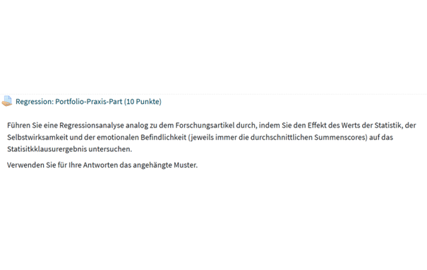 Portfolio praktischer Teil Portfolio praktischer Teil